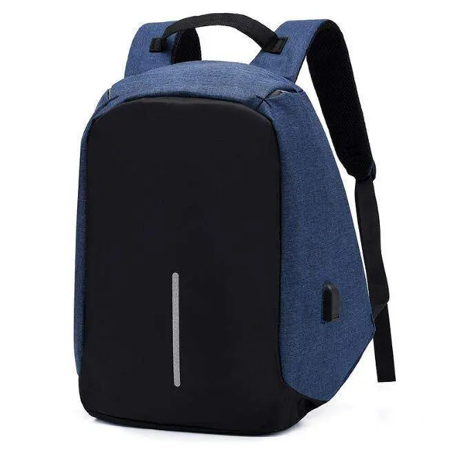 Morral Antirobo Impermeable para Portátil con Puerto USB - Protege tus dispositivos mientras te desplazas con total seguridad