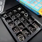Rompecabezas Metal Puzzle 20 Pcs Iq Test - Imagen 4