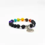 7 Chakras con Dije Árbol de La Vida - Imagen 2