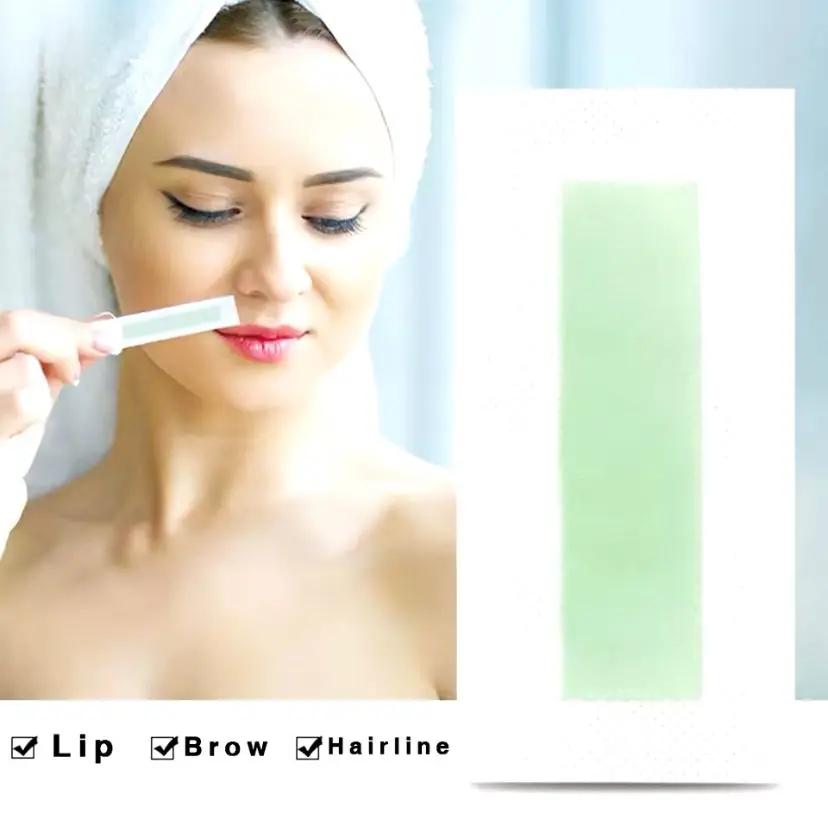 Bandas de cera depilatorias facial y corporal x2 cajas - Remueven el vello desde la raíz para conseguir una piel suave