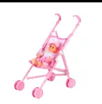Cochesito Plegable con Muñeca - Imagen 3