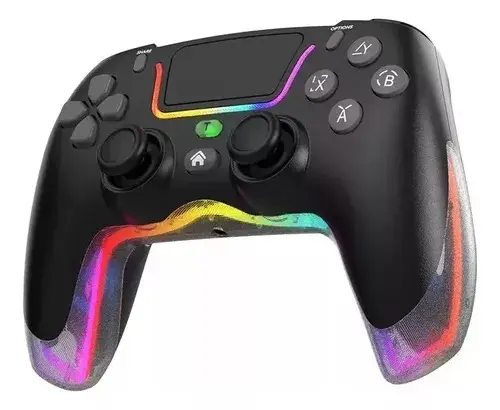 Control Joystick Inalámbrico RGB para PC Steam y PS4 - Disfrutas máxima precisión y versatilidad en cada partida