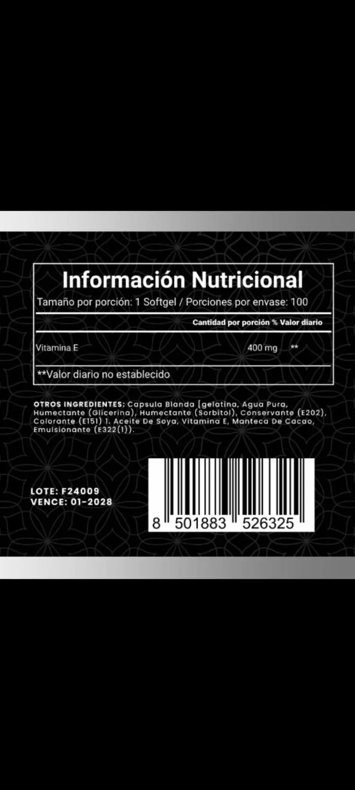 Vitamina E * 1000 Mg Garden Of Life