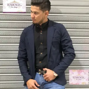 Blazer de Caballero en Dril Forrado