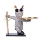 Estatua Perro Moderna Organizador - Imagen 5