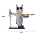 Estatua Perro Moderna Organizador - Imagen 6