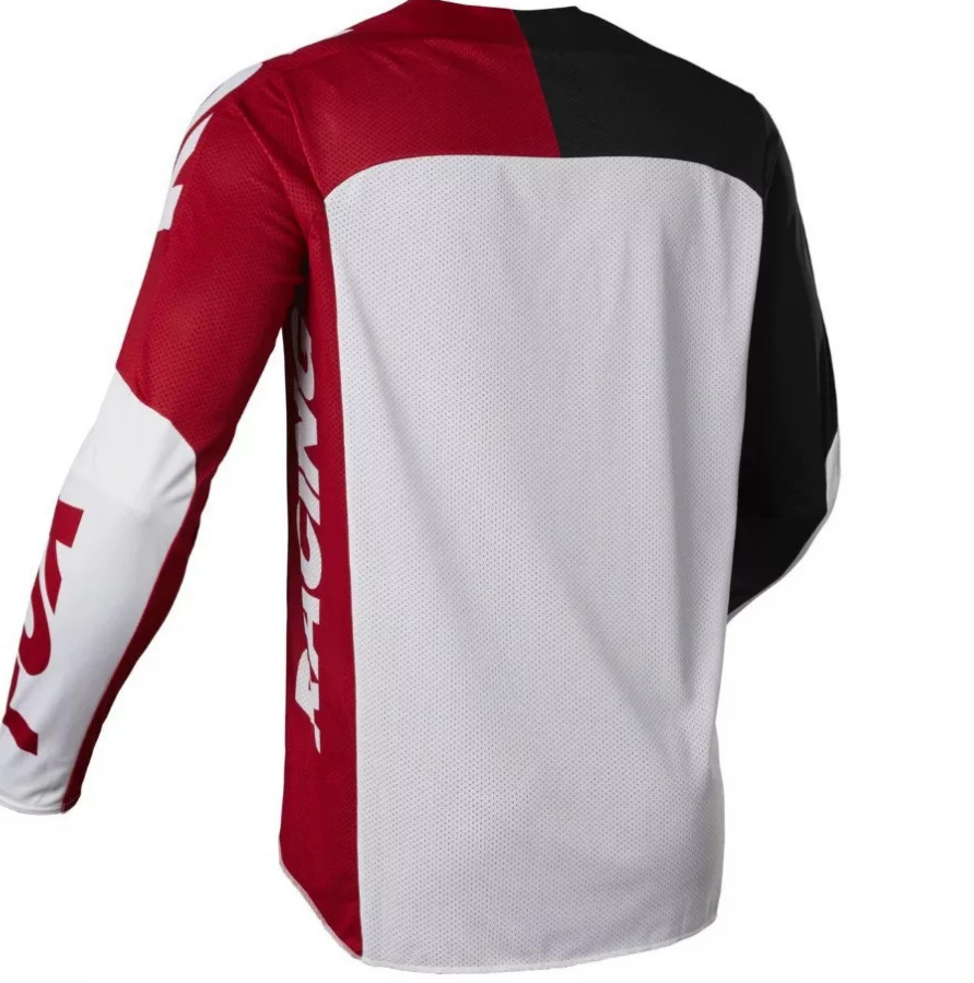 Jersey de Motocross Fox Racing Nacional con Tela Microperforada - Mantiene tu cuerpo fresco y protegido del sol