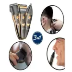Máquina recortadora Geemy 3 en 1 para cabello y barba - Simplifica tu aseo diario con precisión - Imagen 2