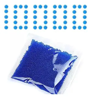 Set x5 Bolas de gel para pistola de hidrogel y decoración - Disfruta de juegos tácticos prolongados sin contaminar el medio ambiente