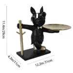 Estatua Perro Moderna Organizador - Imagen 2