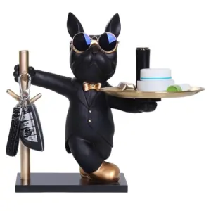 Estatua Perro Moderna Organizador