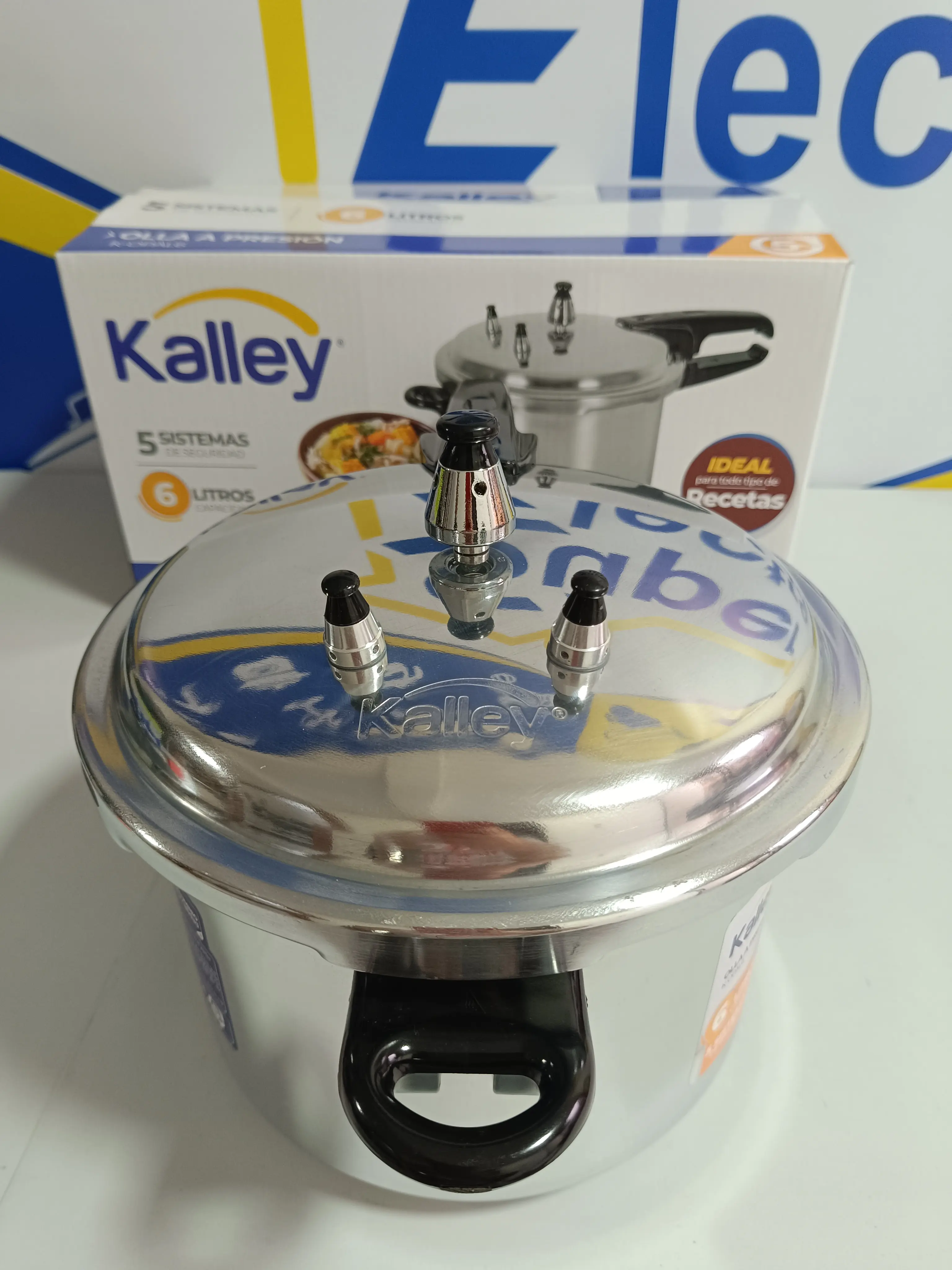 Olla Presión Kalley 6 Litros 3 Válvulas - Imagen 3