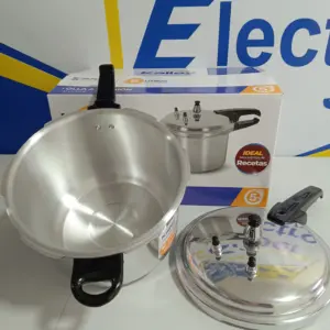 Olla a Presión Kalley 6 Litros 5 Sistemas Seguridad Vaporera - ofrece máxima protección al cocinar