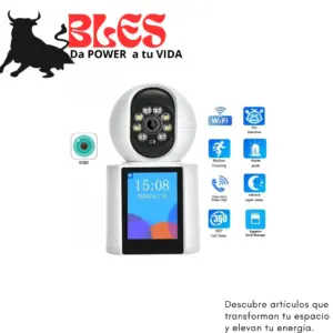 Camara de Videollamada WiFi con Pantalla y Giro 355 Grados - Vigila tu Hogar