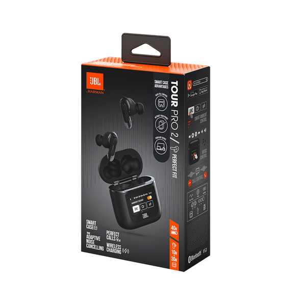 Audifonos Bluetooth JBL Tour Pro 2 con estuche inteligente - Disfruta sonido impecable y control tactil avanzado