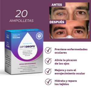 Gotas Reparadoras de Ojos Optidrops