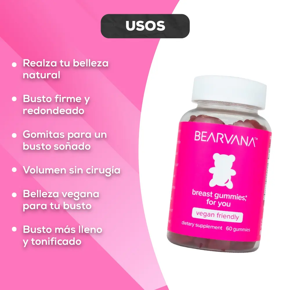 Set x2 Bearvana Gummies - Aumento de Busto