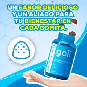 Gomas Goli Nutrition con Ashwagandha KSM-66 y extracto natural - Reducen el estrés diario para mejorar tu descanso nocturno