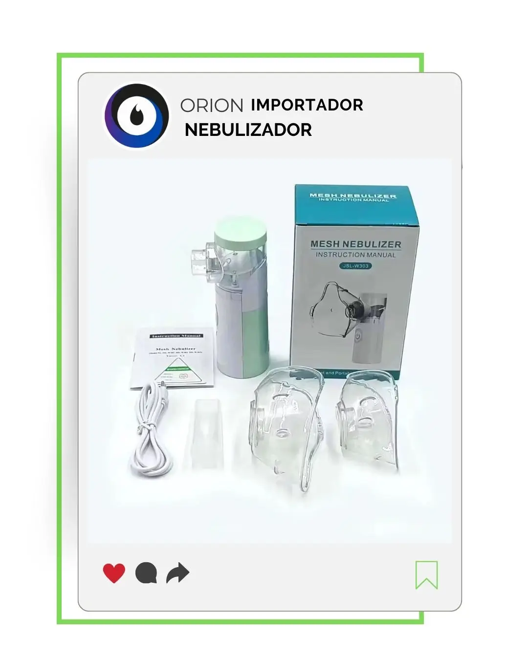 Set x2 Nebulizador portátil de malla ultrasónico para adultos y niños - Alivia afecciones respiratorias con vapor fino en casa