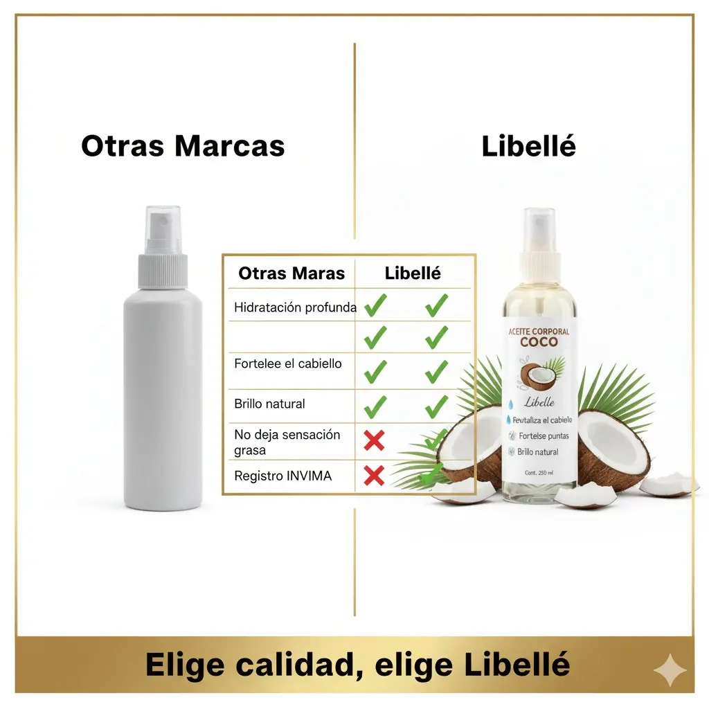 Aceite de Coco 250Ml Tratamiento Capilar