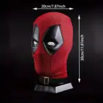 Máscara Deadpool de tela ligera para cosplay y Halloween - Disfrutas de comodidad duradera y máxima ventilación - Imagen 3