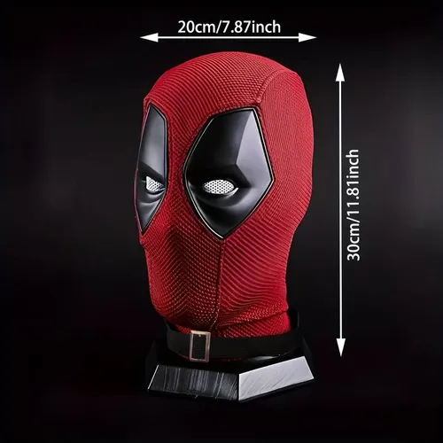 Máscara Deadpool de tela ligera para cosplay y Halloween - Disfrutas de comodidad duradera y máxima ventilación
