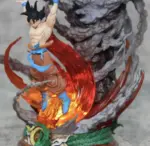 Figura coleccionable de Goku Dragon Ball con luces LED - Ilumina tu espacio con estilo gamer - Imagen 3