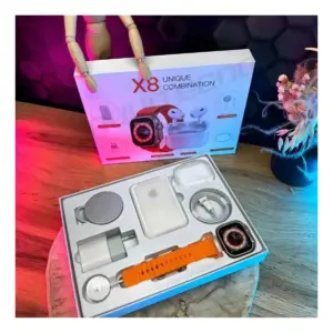 Combo Smartwatch Reloj Inteligente Audífonos Inalámbricos y Power Bank - Mantén todos tus dispositivos con energía y conectados siempre
