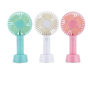 Set x2 Mini Ventilador Portátil Recargable USB de Tres Velocidades - Disfruta frescura constante en cualquier lugar sin depender de cables