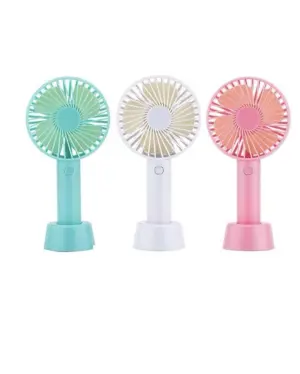 Set x2 Mini Ventilador Portátil Recargable USB de Tres Velocidades - Disfruta frescura constante en cualquier lugar sin depender de cables