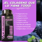 Colágeno Hidrolizado en Polvo 1200g con 12 Fuentes y Proteína Sabor Mora Azul - Fortalece tu piel cabello y articulaciones diariamente - Imagen 3