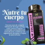 Colágeno Hidrolizado en Polvo 1200g con 12 Fuentes y Proteína Sabor Mora Azul - Fortalece tu piel cabello y articulaciones diariamente - Imagen 4