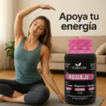 Suplemento de Aguaje y Fenogreco masticable - Regula el equilibrio hormonal de la mujer