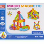 Juego de bloques magnéticos educativos con piezas seguras - Desarrolla la creatividad infantil y estimula el pensamiento lógico