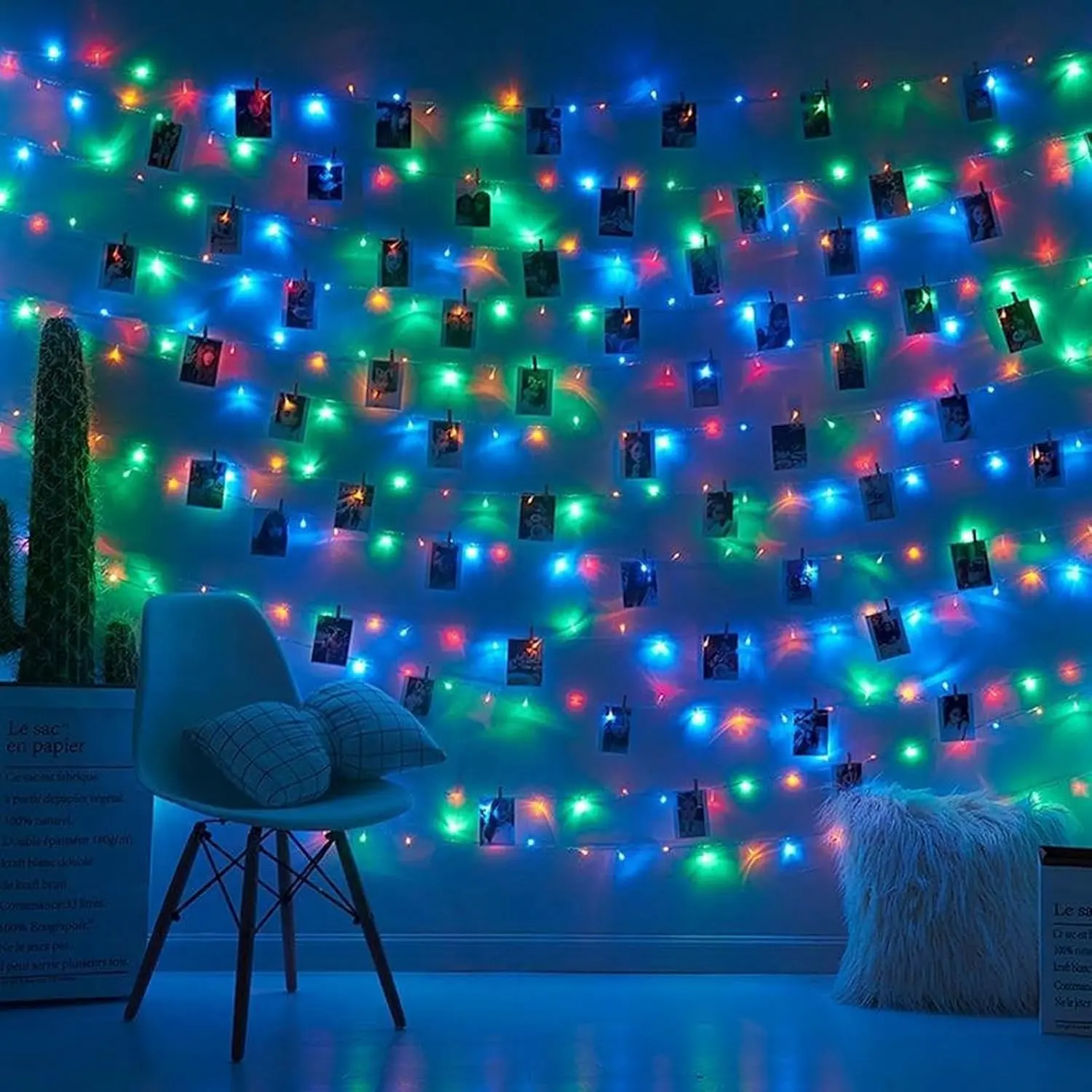 Luces Led con Panel Solar
