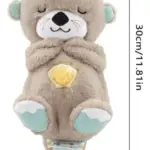 Peluche de nutria antiestrés con respiración y música - Ayuda a calmar al bebé para que logre dormir profundamente - Imagen 5