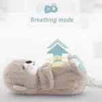 Peluche de nutria antiestrés con respiración y música - Ayuda a calmar al bebé para que logre dormir profundamente - Imagen 4