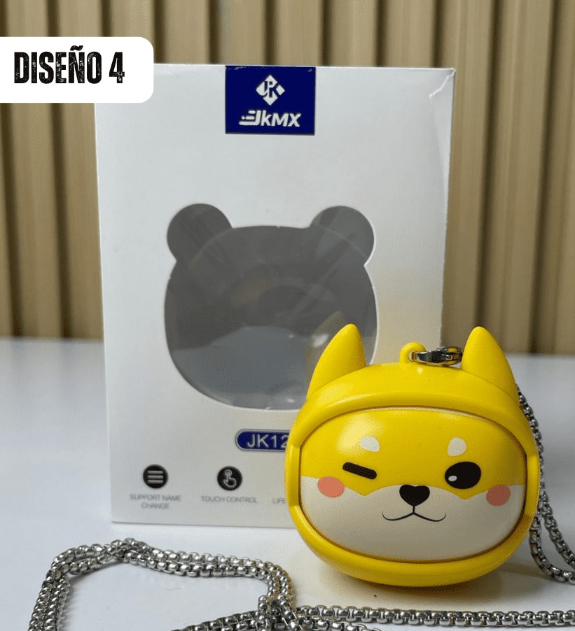 Audífonos inalámbricos TWS con estuche de personaje y micrófono - Disfrutas música sin cables y proteges tus auriculares en todo momento