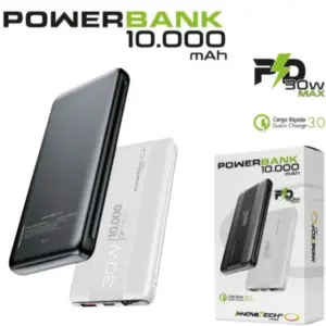 Power Bank Innovatech 10000 mAh con Carga Rapida 30W - Nunca te Quedes sin Bateria