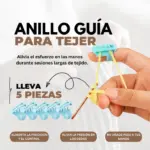 Herramienta para Tejer Crochet X5 - Imagen 4
