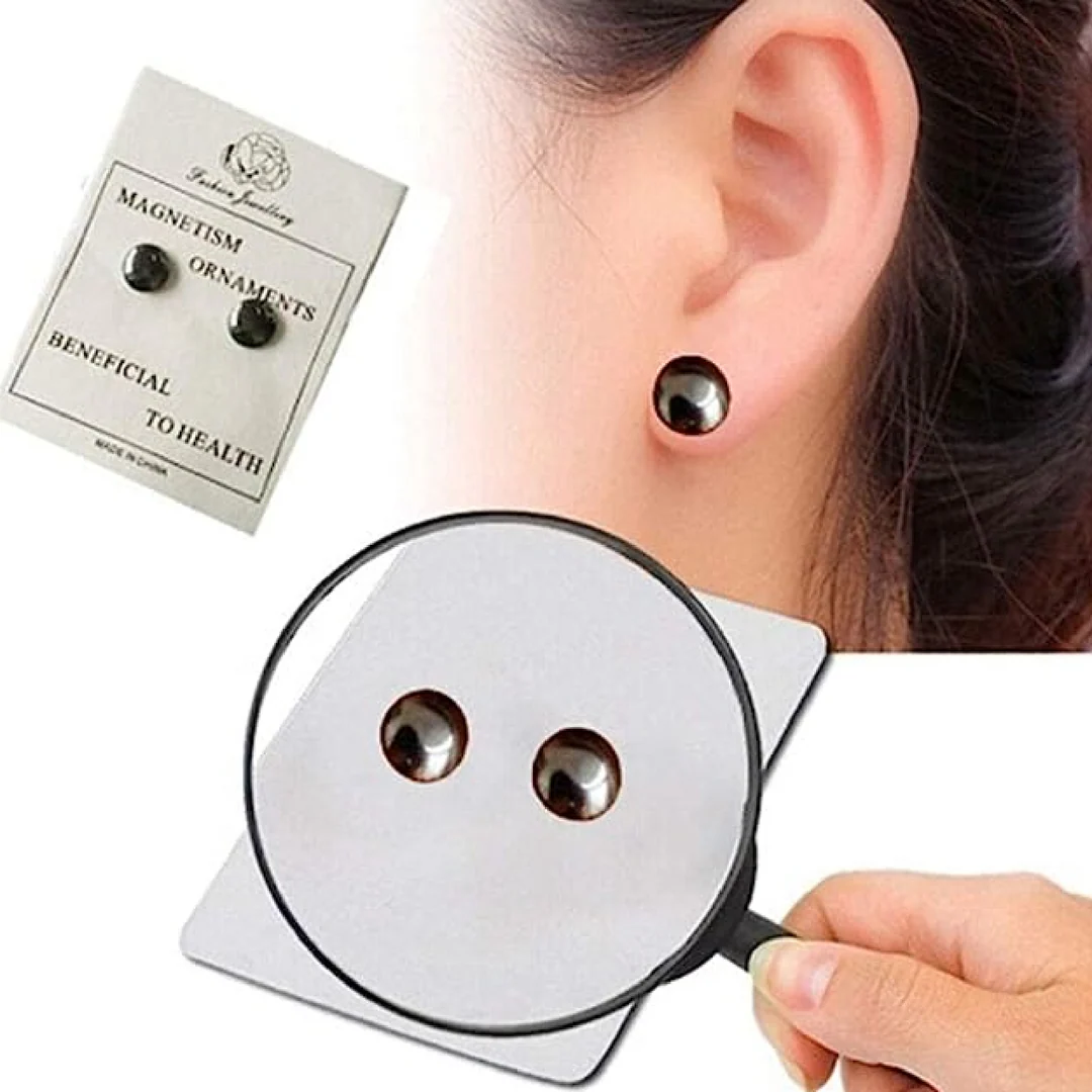 Aretes Magneticos Perdida Peso - Imagen 3