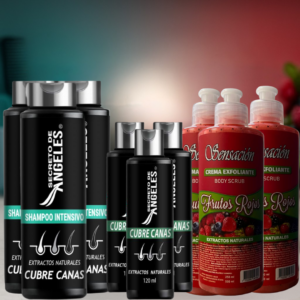 Set x3 shampoo cubrecanas Secreto con obsequio