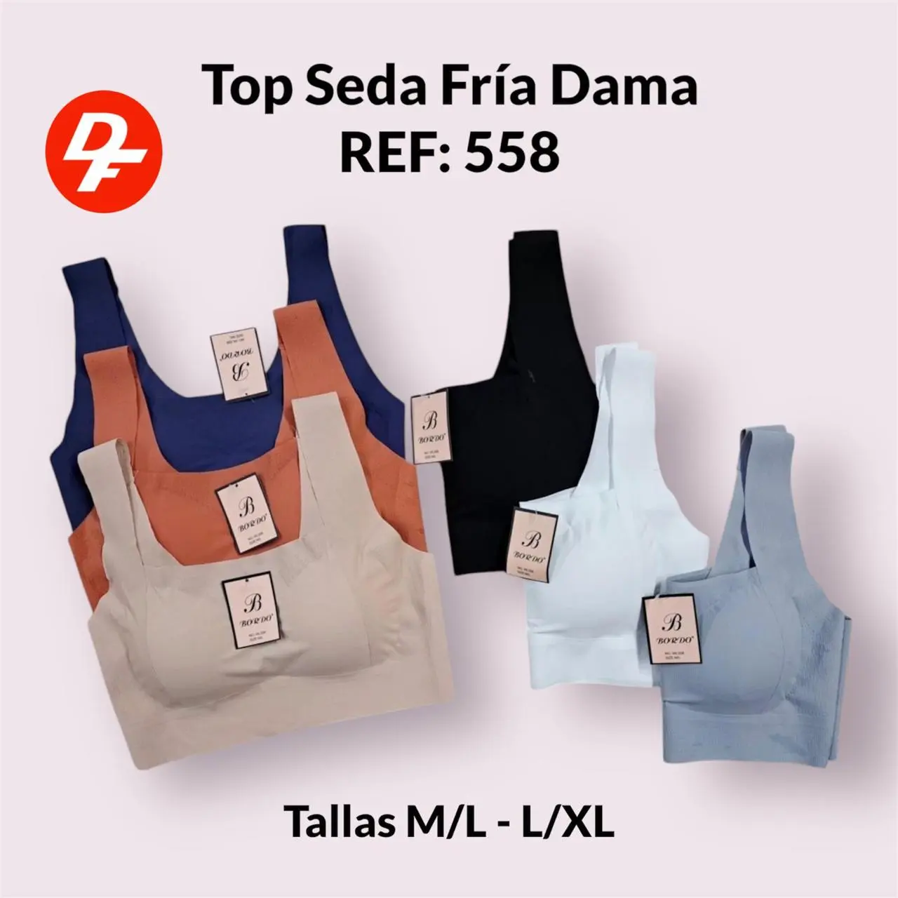 Tops Dama Sin Varillas
