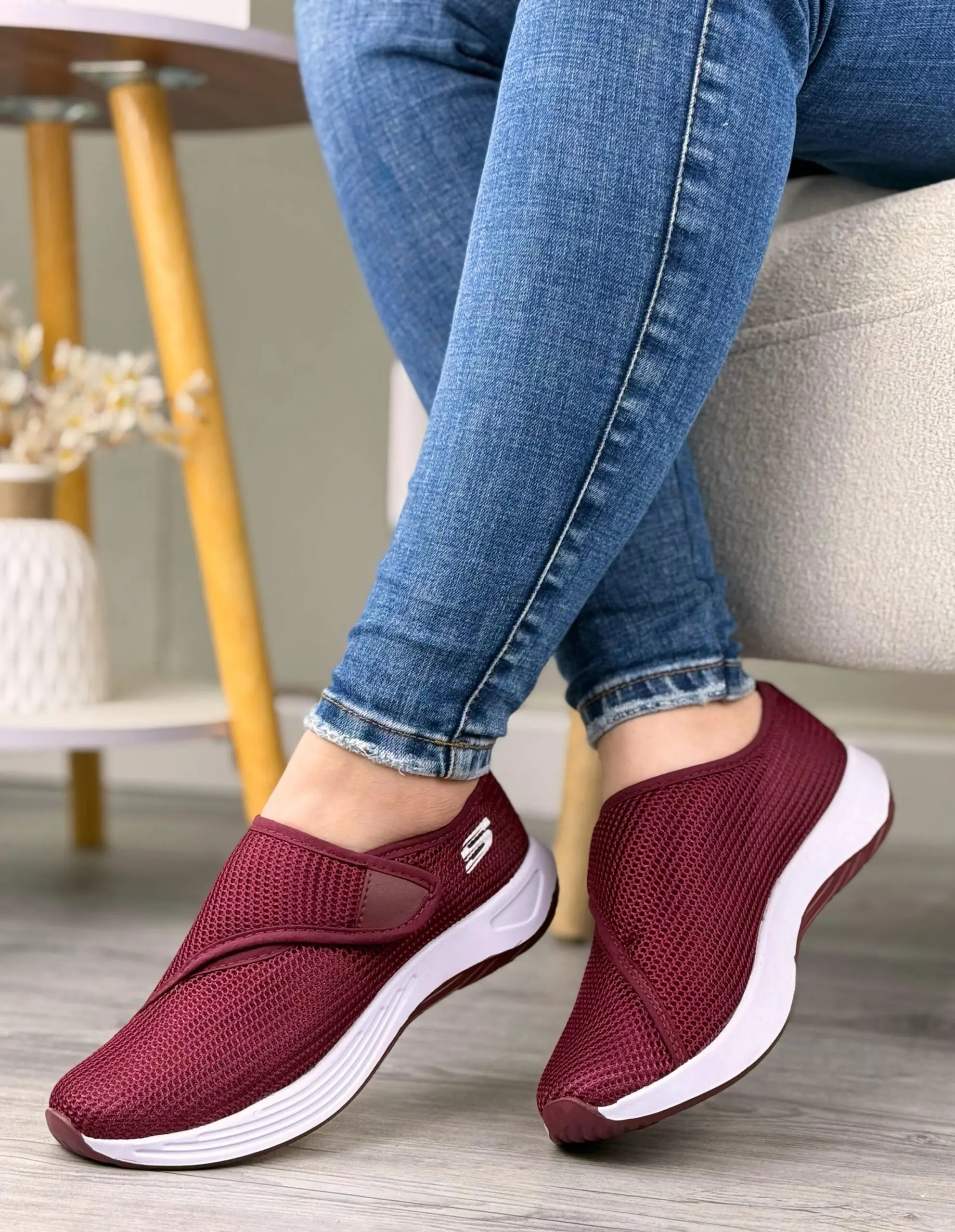Zapatillas deportivas casuales de malla transpirable para mujer - Reducen la fatiga y brindan comodidad duradera durante todo el dia