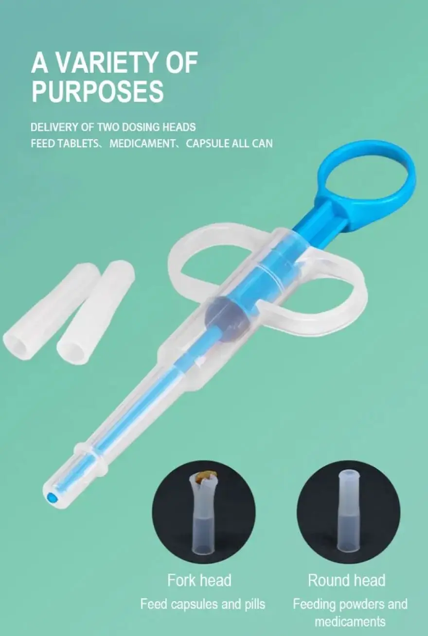 Jeringa Dispensadora Pastillas Mascotax2