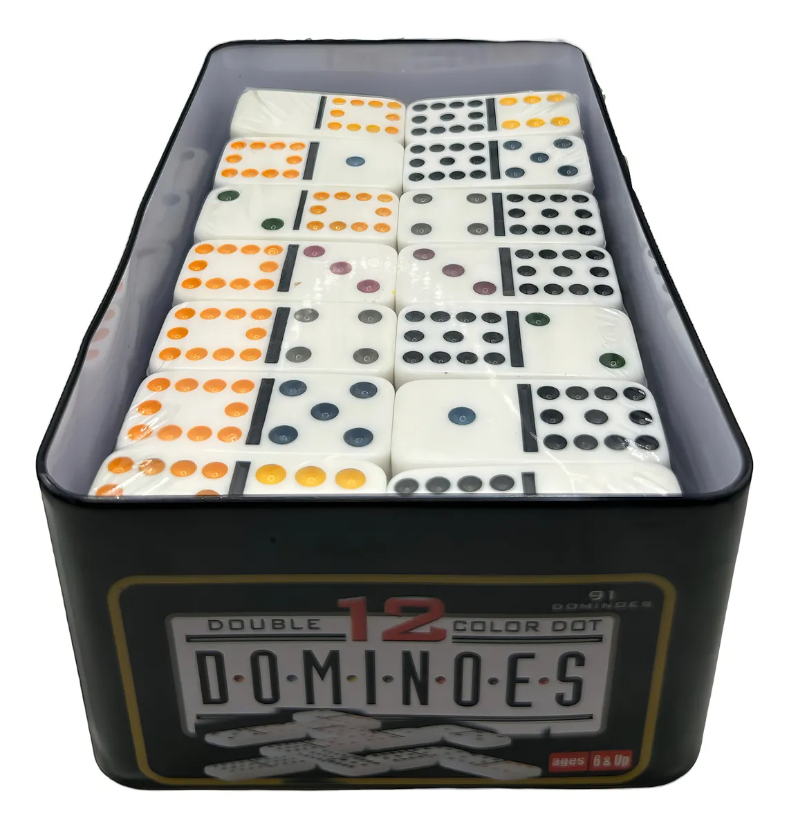 Domino Doble 12 Caja Metalica