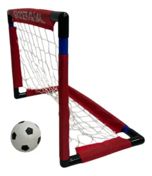 Cancha de fútbol con pelota flotante para piscina y jardín - fomenta la actividad física y la coordinación motriz en niños