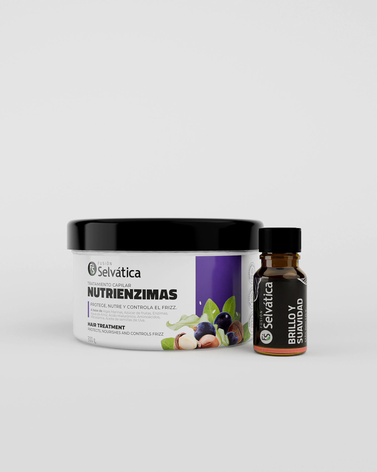Dúo Capilar Antifrizz Alimento Capilar 300ml - Sella y Suaviza Hebras Rebeldes