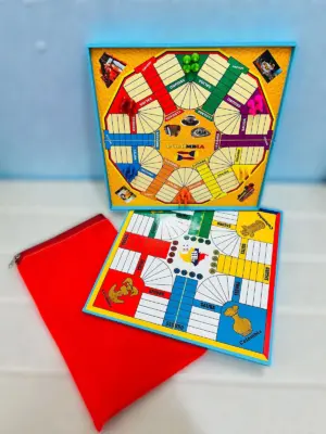 Set x2 Juego de parqués viajero magnético plegable para 4 y 6 jugadores - Disfruta en familia de tus viajes sin preocupaciones