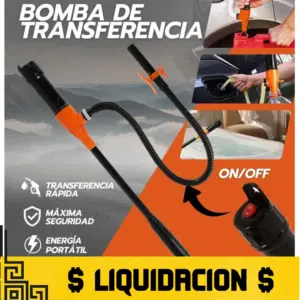 Bomba Electrica Portatil para Transferencia de Liquidos - Trasiega sin Usar la Boca